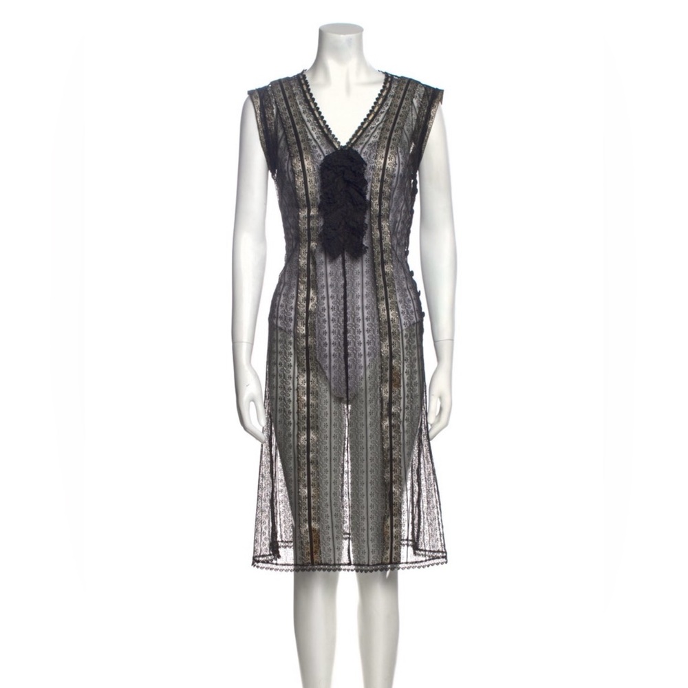 MAYLE black lace dress